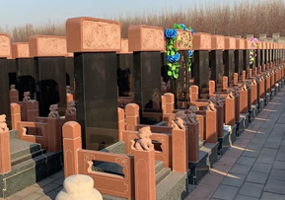 北京极乐园墓型盛世红黑碑